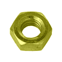 黄銅低カドミ 六角ナット(2種・切削)  M10 生地 300個入