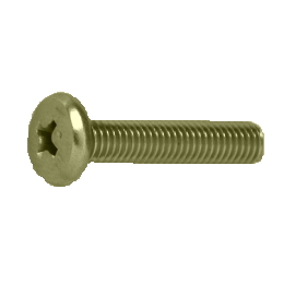 鉄 (+)バインド小ねじ M5x20 クロメート 【10個入】