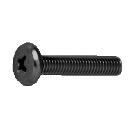 鉄 (+)バインド小ねじ M3x35 BC(黒) 【700個入】