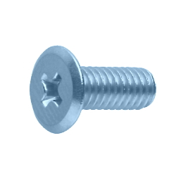 鉄 (+)スリムヘッド小ねじ M5x16 三価クロメート 【400個入】