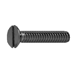 鉄 (-)皿小ねじ M10x100 黒クロメート 【70個入】