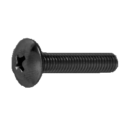 ステンレス (+)トラス小ねじ M6x14 BK 【100個入】