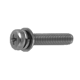 黄銅 (+)ナベP=4 M6x30 ニッケル 【10個入】