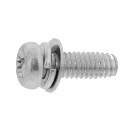 鉄 (+)ナベSタイプP=4 3x8 ニッケル 【100個入】