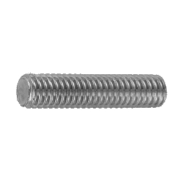 鉄 寸切(定尺) M3x285 生地 【4個入】