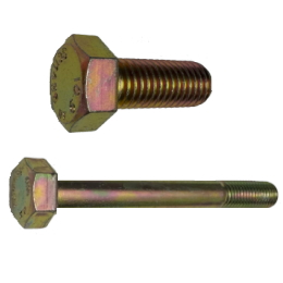 10.9 六角ボルト(半) M10x135 クロメート 【60個入】