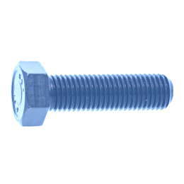 10.9 六角ボルト(全ねじ) M10x55 ユニクロ 【10個入】