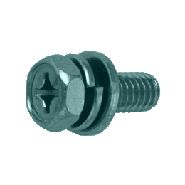 鉄 (+)アプセットP=4 M3x10 三価クロメート 【1500個入】