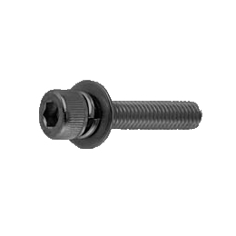 鉄 キャップP=3 M3x8 三価黒クロメート 1000個入