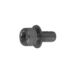 鉄 キャップP=1 M4x6 三価黒クロメート 1000個入