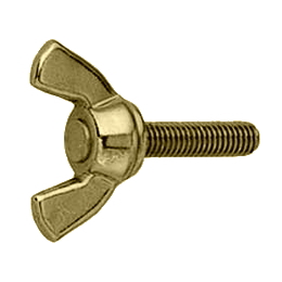 鉄 冷間蝶ボルト(R) M8x30 クロメート 【1個入】