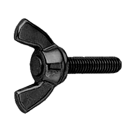 鉄 冷間蝶ボルト(R) M5x15 三価黒 【700個入】