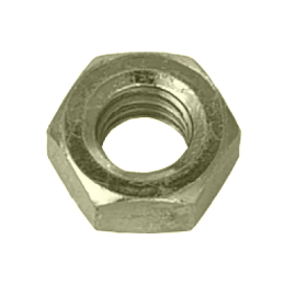 鉄 六角ナット(2種) M2.6 クロメート 【10個入】