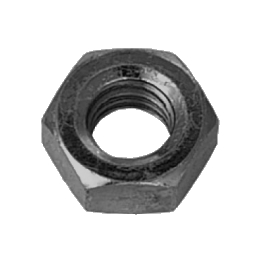 鉄 六角ナット(2種)  M16 黒クロメート 100個入