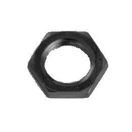 鉄 管用ナット(P1.0) M16x19x2.5 三価黒 【400個入】