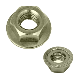 鉄 フランジナット(セレ付ツバ大) M8(13x17.5) クロメート 【100個入】