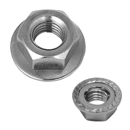 黄銅 フランジナット(セレ付 M5(8x12) ニッケル 【10個入】