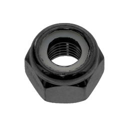 鉄 ナイロンナット(1種) M4(7x5.5) 三価黒 【3000個入】