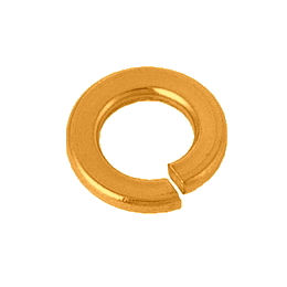 りん青銅 スプリングワッシャー(2号) 24 生地 【10個入】