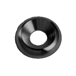 黄銅低カドミ ロゼットワッシャー(切削) 5x14x2.8 三価黒 【1000個入】