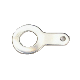 黄銅 ラグ端子 B-9 ニッケル 【100個入】