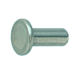 鉄 薄平リベット 4.5x8 ユニクロ 【1000個入】