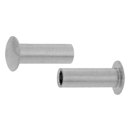 ステンレス 薄丸中空リベット 6x20 【350個入】
