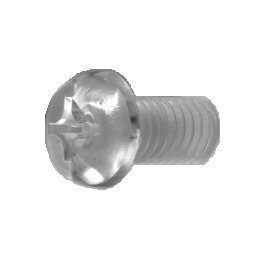 ポリカーボ (+)ナベ小ねじ M2.6x12 【100個入】