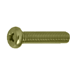 鉄 (+)ナベ小ねじ クロメート