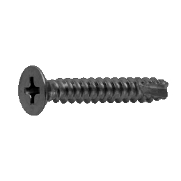 ステンレス (+)皿タッピングB1 BK