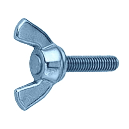 鉄 冷間蝶ボルト(R) ユニクロ