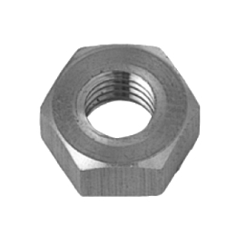 黄銅低カドミ 六角ナット(1種・切削) ニッケル 画像1