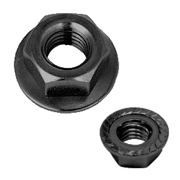 鉄 フランジナット(セレート付) 三価黒