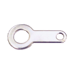 黄銅 板ラグ ニッケル 画像1