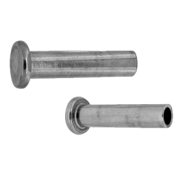 鉄 平中空リベット 生地