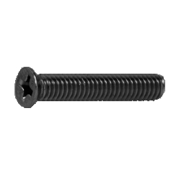 ステンレス (+)皿小ねじ小頭 M4x14(D7) BK 【10個入】
