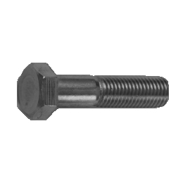 鉄 六角ボルト(半ねじ) M16x65 三価黒 【10個入】