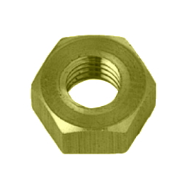 黄銅低カドミ 六角ナット(1種・切削) M14 生地 【150個入】